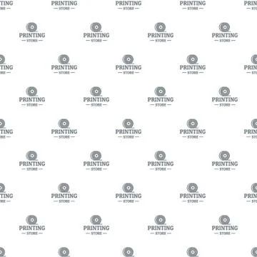 Store 3d printing pattern vector seamless Illustrazione stock