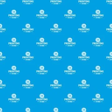 Store 3d printing pattern vector seamless blue Stock Illustration