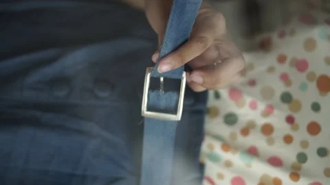 Store assistant working on the clothing store. Vertical video. Stock Footage 141475553