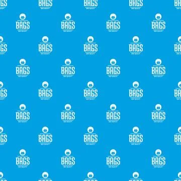 Store bags pattern seamless blue Illustration