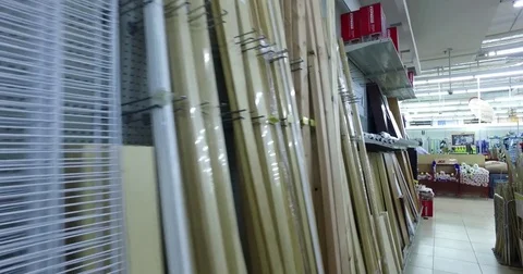 In the store of building materials. Stock Footage 77286483