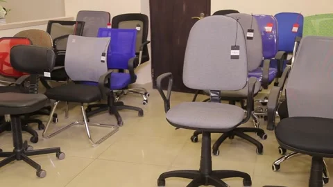 A  store of chair 2 Stock Footage 318840327