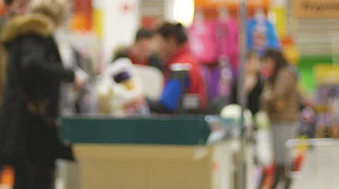 Store checkout 4K Video stock 46761148