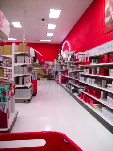 Store at Christmas time Stock Footage 279523247