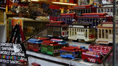 Store in a City Stock Footage 47489395