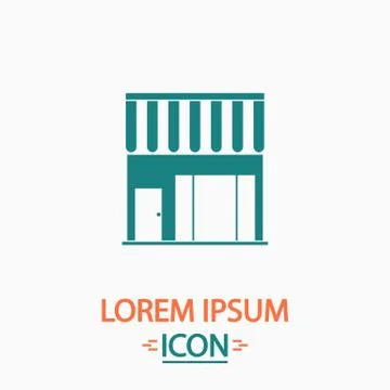 Store computer symbol Stock Illustration