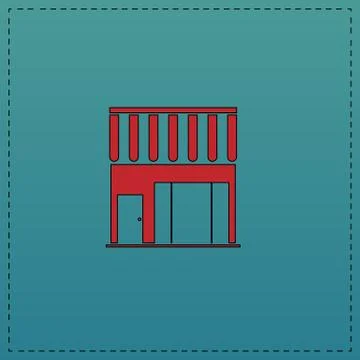 Store computer symbol Stock Illustration