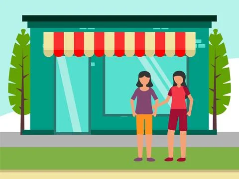 Store Concept Illustration Illustrazione stock