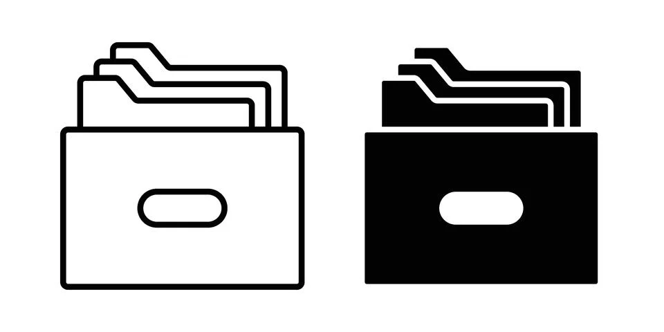Store files icon graphic element. web icon set Illustration