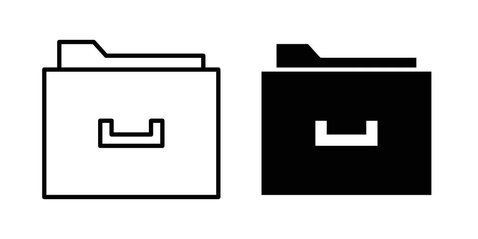 Store files icon vector design illustrations Illustration