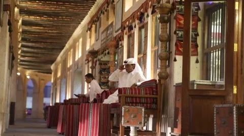 Store front arabic unique Stock Footage 48105126