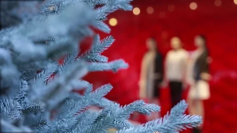 Store front window display Stock Footage 74106049