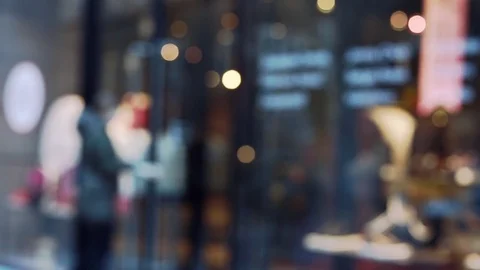 Store front window display Stock Footage 78771115