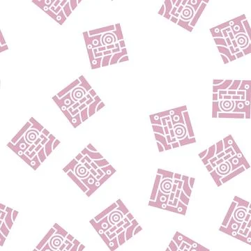 Store heatmap glyph vector seamless pattern sign 스톡 일러스트