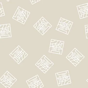 Store heatmap line vector seamless pattern line Illustrazione stock