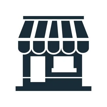 Store Icon Design Template Elements Stock Illustration