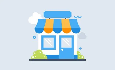 Store icon 库存插图