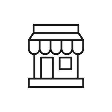 Store icon Vector design Illustration. Store Building icon vector design for  Stock Illustration