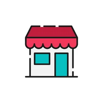 Store icon Vector design Illustration. Store Building icon vector design for  Stock-Illustration