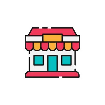 Store icon Vector design Illustration. Store Building icon vector design for  Stock Illustration