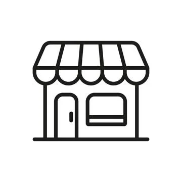 Store icon vector design templates simple and modern Stock Illustration
