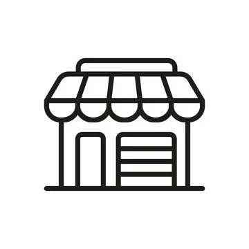Store icon vector design templates simple and modern Ilustración de archivo