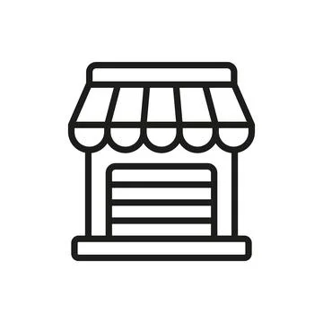 Store icon vector design templates simple and modern Stock Illustration