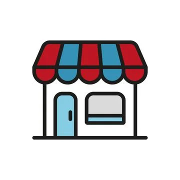 Store icon vector design templates simple and modern Ilustración de archivo