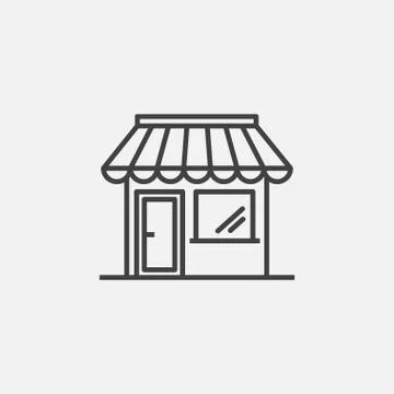 Store icon vector Stock Illustration
