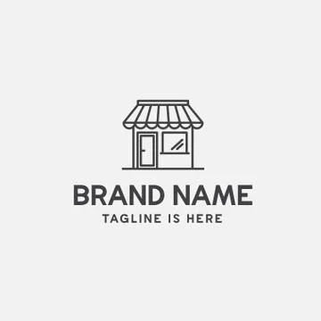 Store icon vector Stock Illustration