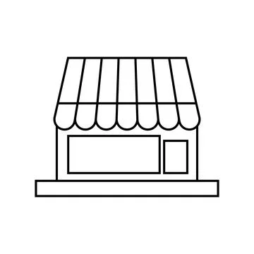 Store icon vector Ilustración de archivo