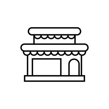 Store icon vector Ilustración de archivo