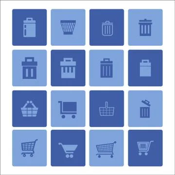 Store icons Stock Illustration