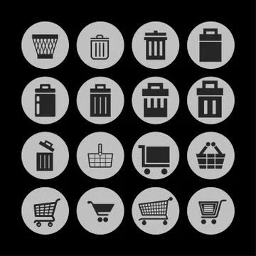 Store icons Stock Illustration