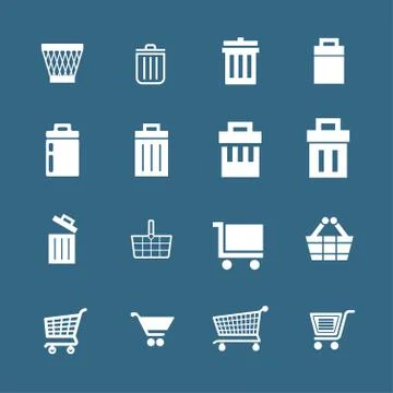 Store icons Stock Illustration