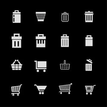 Store icons Stock Illustration
