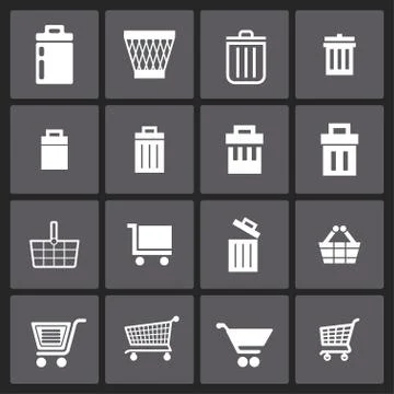 Store icons Stock Illustration