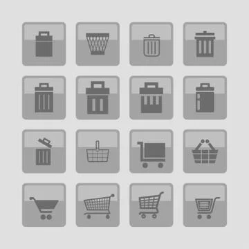 Store icons Stock Illustration