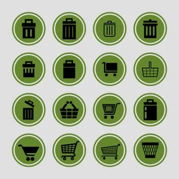 Store icons Stock Illustration