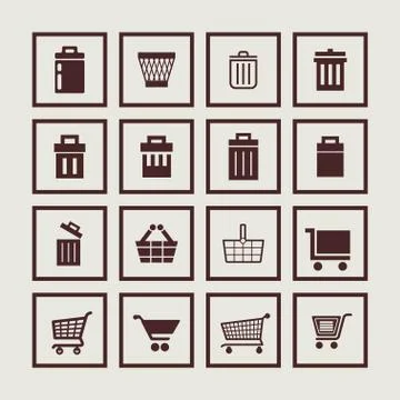 Store icons Stock Illustration