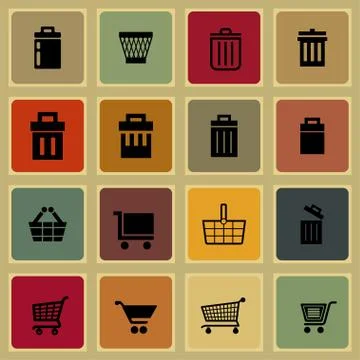 Store icons Stock Illustration