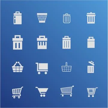 Store icons Stock Illustration