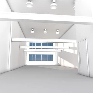 Store Interior 01 3D Model