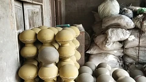 Store jog on street Video stock 238757205