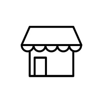 Store line icon Stock-Illustration
