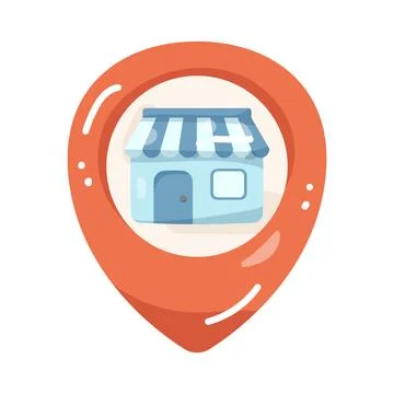 Store location Stock Illustration
