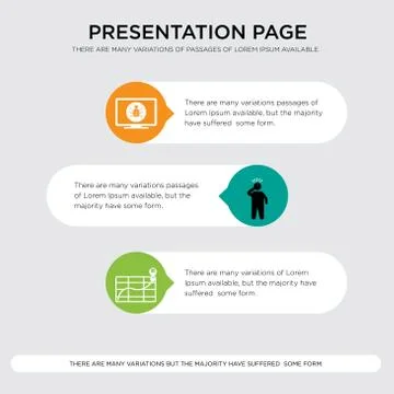 Store locator, scratching head, software bug presentation design template in  Stock-Illustration