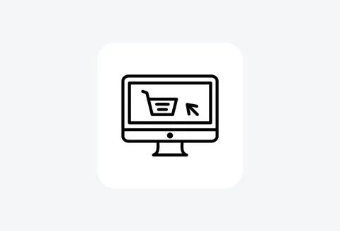 Store  market  fully editable vector icon Stock Illustration
