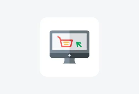 Store  market  fully editable vector icon Stock Illustration