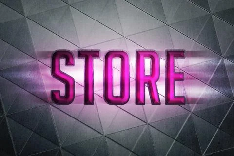 Store Metal Image Stock Illustration